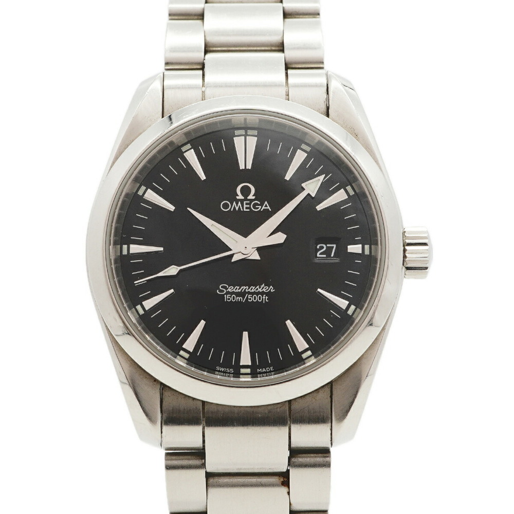 Omega Seamaster Aqua Terra 2518.50 Black Dial Watch (Boys' Size)